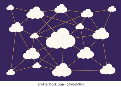 Cloud computing concept