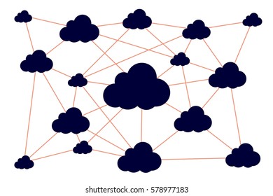 Cloud computing concept