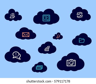 Cloud computing concept