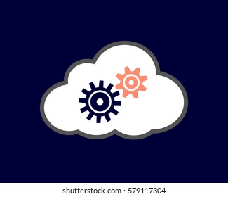 Cloud computing concept
