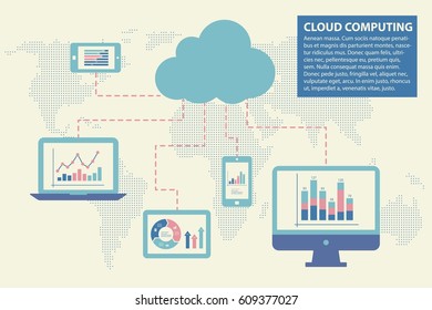 Cloud computing concept