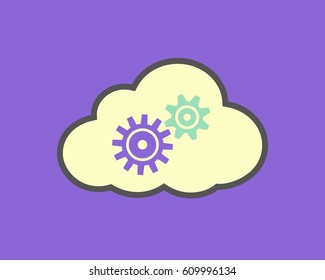 Cloud computing concept