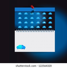 Cloud Computing concept background