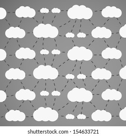Cloud Computing Concept | Background Design