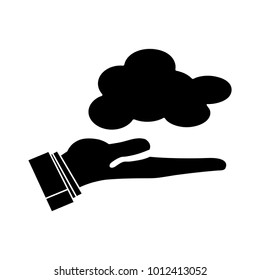 Cloud computing concept - flat icon