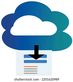 cloud computing concept on the cloud