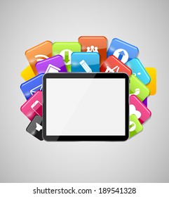 Cloud Computing Concept Vector Illustration