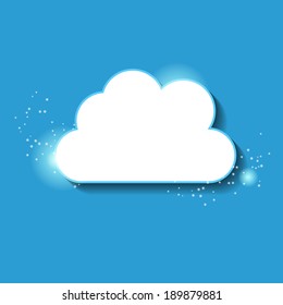 Cloud Computing Concept Vector Illustration 