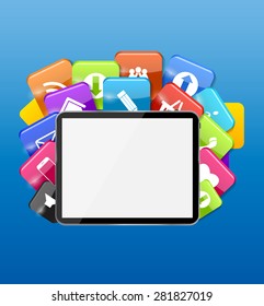 Cloud Computing Concept Vector Illustration