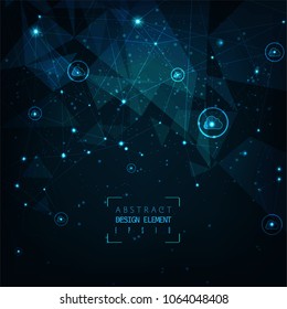 Cloud computing concept.Abstract cloud connection technology background.