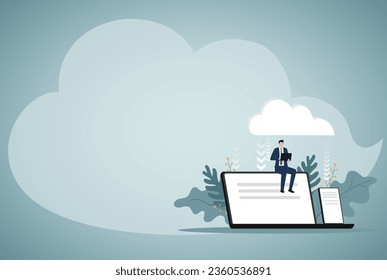 Cloud computing, Cloud connection, Online data transfer, IOT, Website template