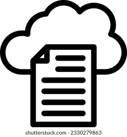 cloud computing cloud data laptop line icons for download