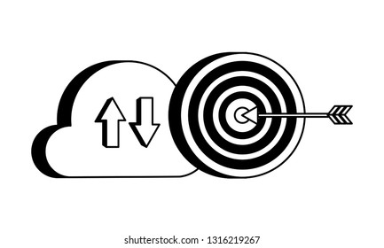 cloud computing data and target