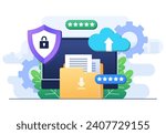 Cloud computing and database service, Synchronize data, Secure file sharing, Upload and download files in the cloud server, Data backup, Online cloud storage, Online server to store and share data