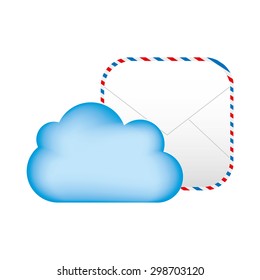 cloud computing  design, vector illustration eps10 graphic 