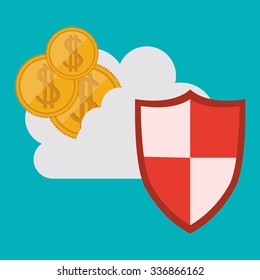 cloud computing design, vector illustration eps10 graphic 