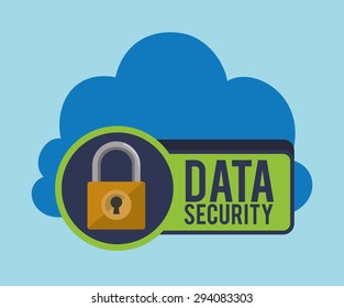 Cloud Computing digital design, vector illustration 10 eps graphic