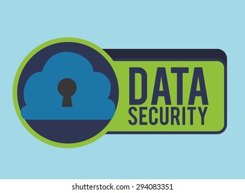 Cloud Computing digital design, vector illustration 10 eps graphic