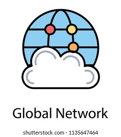 
Cloud computing with globe grid, internet cloud technology
