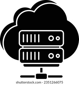  Design-Stil für Cloud-Computing-Symbole 