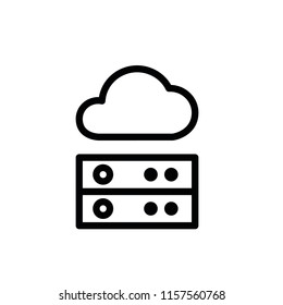 Cloud computing icon
