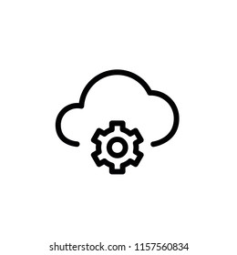 Cloud computing icon