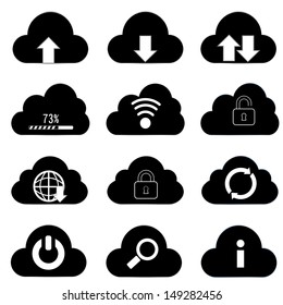 Cloud computing icon