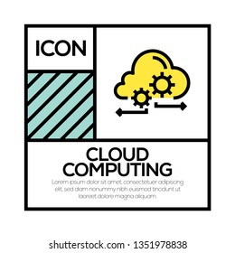 CLOUD COMPUTING ICON CONCEPT