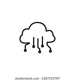 Cloud computing icon eps file
