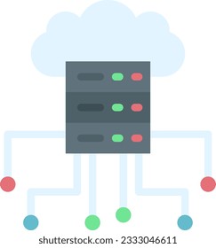 Cloud Computing Icon image. Suitable for mobile application.