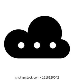 cloud computing icon isolated sign symbol vector illustration - high quality black style vector icons
