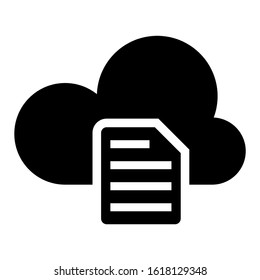 cloud computing icon isolated sign symbol vector illustration - high quality black style vector icons
