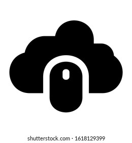 cloud computing icon isolated sign symbol vector illustration - high quality black style vector icons
