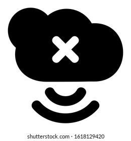 cloud computing icon isolated sign symbol vector illustration - high quality black style vector icons
