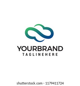 Cloud Computing Icon or Logo Design