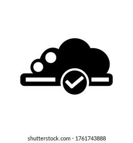 Cloud computing icon or logo isolated sign symbol vector illustration - high quality black style vector icons

