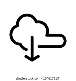 Cloud Computing icon or logo isolated sign symbol vector illustration - high quality black style vector icons
