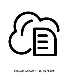 Cloud Computing icon or logo isolated sign symbol vector illustration - high quality black style vector icons
