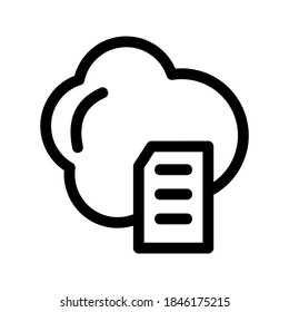 Cloud Computing icon or logo isolated sign symbol vector illustration - high quality black style vector icons
