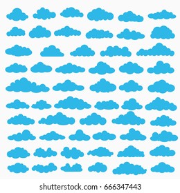 Cloud computing icon set,clean vector