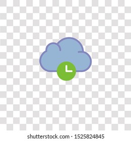 cloud computing icon sign and symbol. cloud computing color icon for website design and mobile app development. Simple Element from interaction assets collection for mobile concept and web apps 