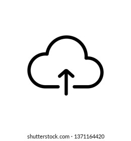 Cloud computing icon vector