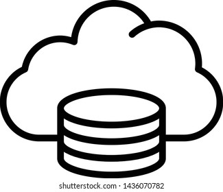 Cloud Computing icon Vector Illustration Logo Template