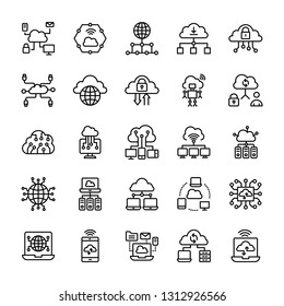 Cloud Computing Icons 