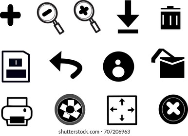 Cloud computing icons