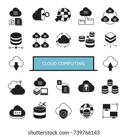 cloud computing icons
