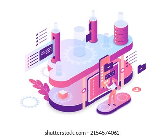 Cloud computing it infrastructure network resources. Internet based system architecture hosting digital data