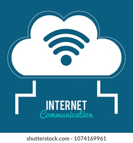 cloud computing with internet communication