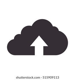 cloud computing isolated icon