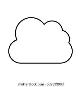 cloud computing isolated icon